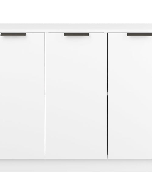 Încărcați imaginea în vizualizatorul Galerie, Servantă, alb, 90,5x30x70 cm, lemn prelucrat Lando - Lando
