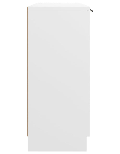 Încărcați imaginea în vizualizatorul Galerie, Servantă, alb, 90,5x30x70 cm, lemn prelucrat Lando - Lando
