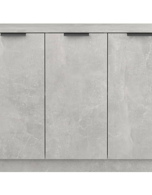Загрузите изображение в средство просмотра галереи, Servantă, gri beton, 90,5x30x70 cm, lemn prelucrat Lando - Lando
