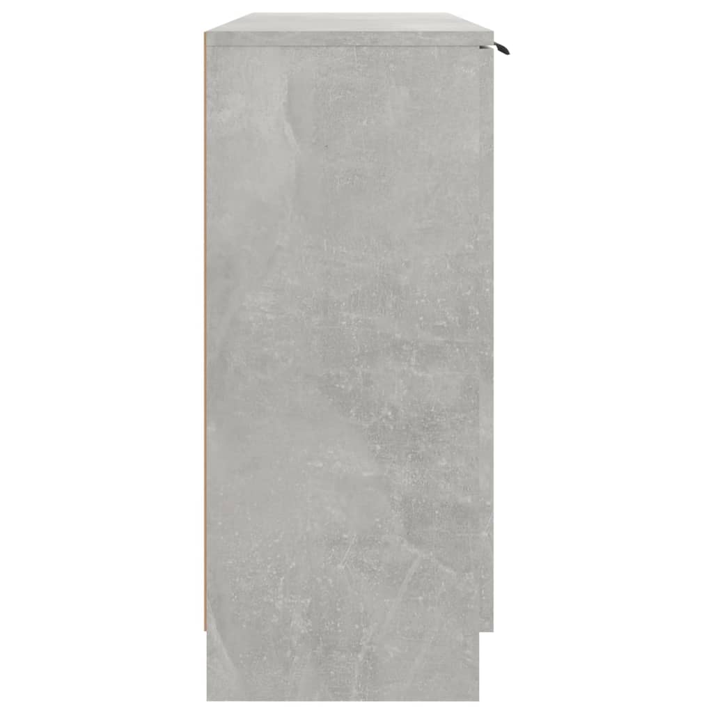 Servantă, gri beton, 90,5x30x70 cm, lemn prelucrat Lando - Lando