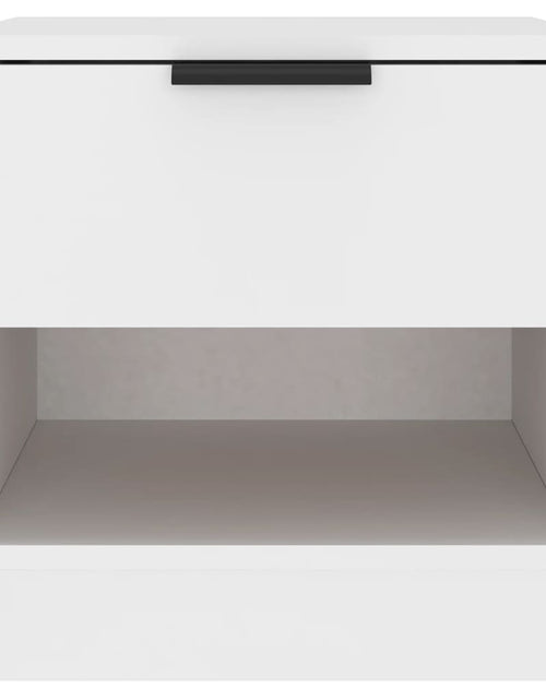 Încărcați imaginea în vizualizatorul Galerie, Noptiere, 2 buc., alb, lemn prelucrat - Lando

