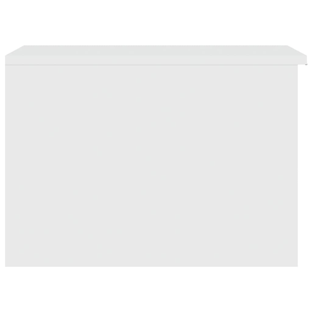 Măsuță de cafea, alb, 50x50x36 cm, lemn prelucrat - Lando