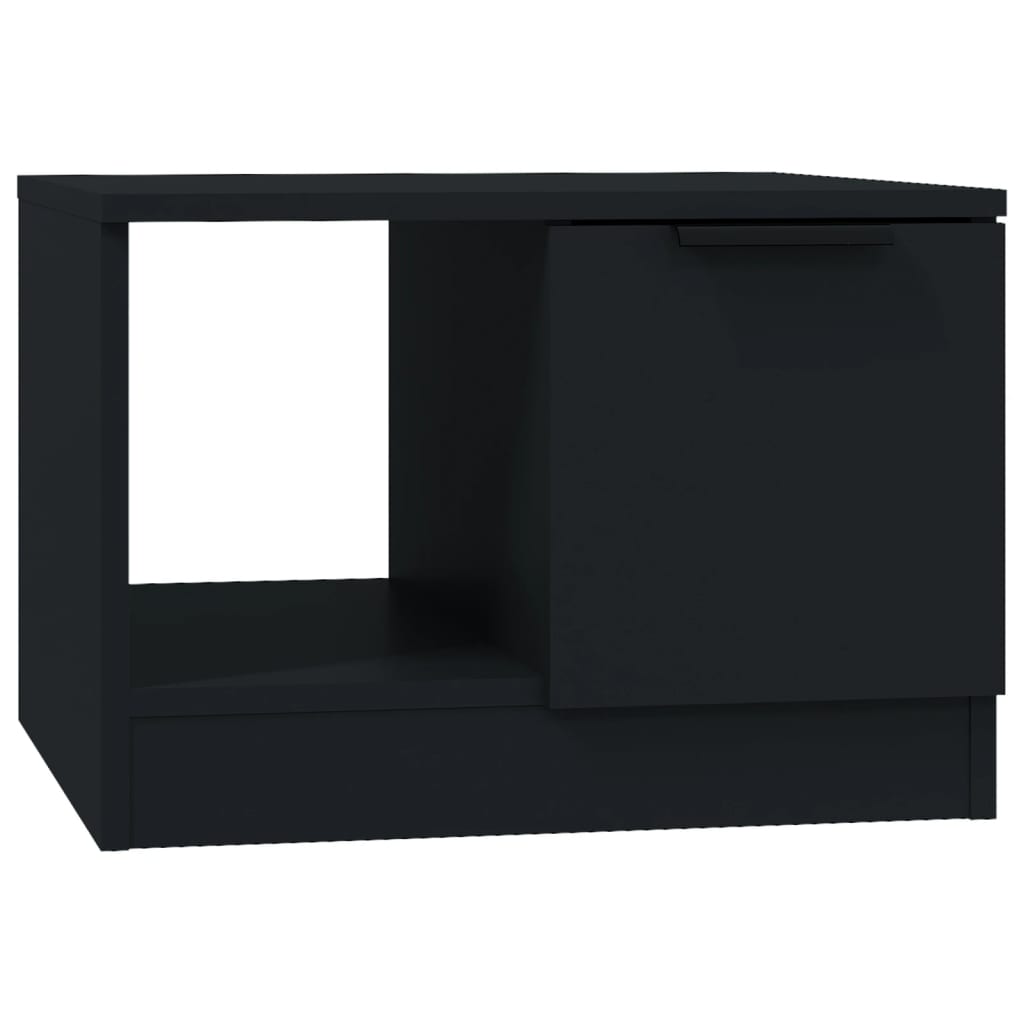 Măsuță de cafea, negru, 50x50x36 cm, lemn compozit - Lando