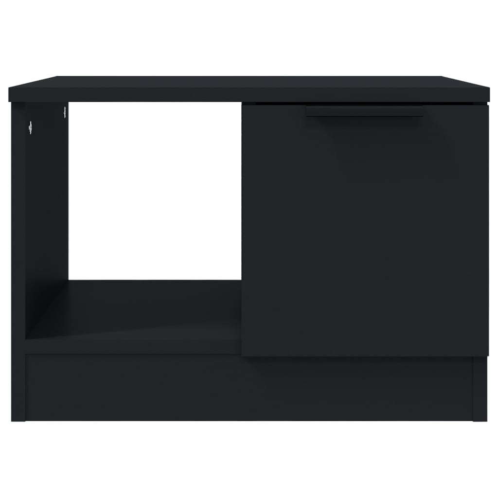 Măsuță de cafea, negru, 50x50x36 cm, lemn compozit - Lando