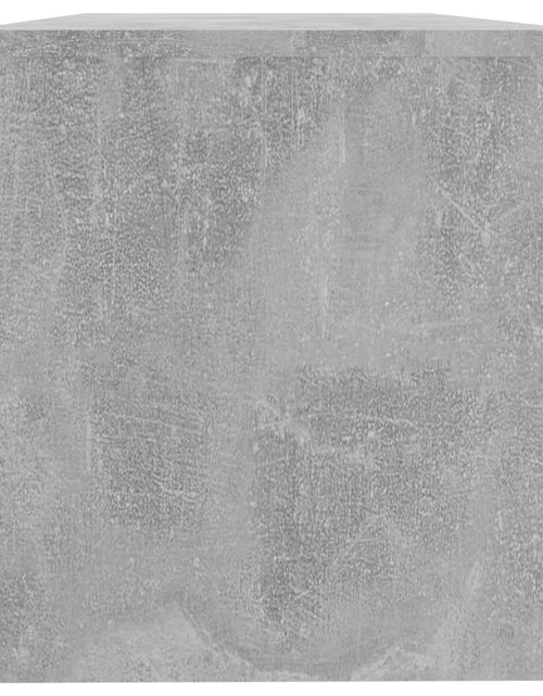 Încărcați imaginea în vizualizatorul Galerie, Comodă TV, gri beton, 80x35x36,5 cm, lemn prelucrat Lando - Lando

