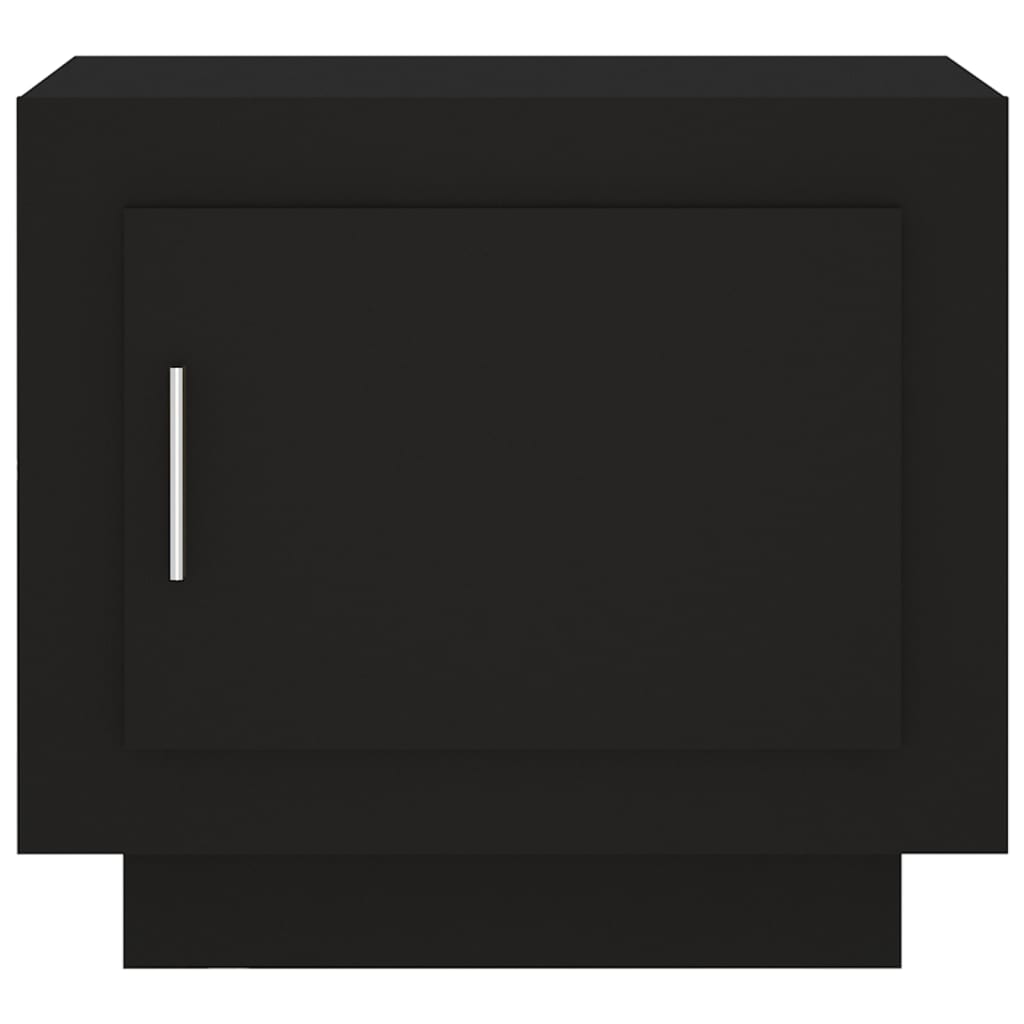 Măsuță de cafea, negru, 51x50x45 cm, lemn compozit - Lando
