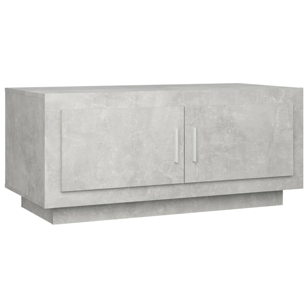 Măsuță de cafea, gri beton, 102x50x45 cm, lemn compozit - Lando