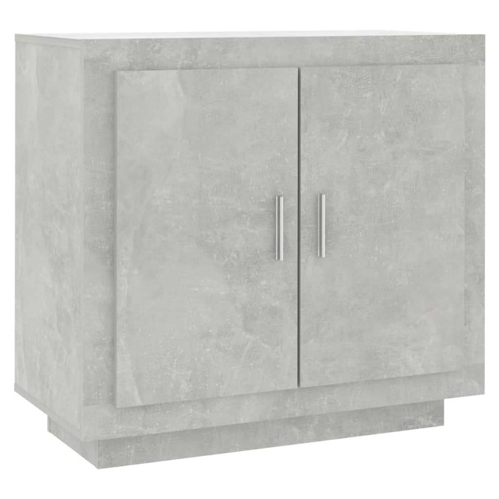 Servantă, gri beton, 80x40x75 cm, lemn compozit - Lando