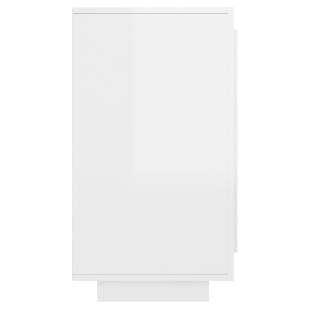 Servantă, alb extralucios, 80x40x75 cm