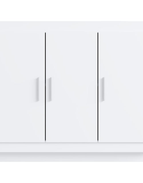 Încărcați imaginea în vizualizatorul Galerie, Servantă, alb extralucios, 92x35x75 cm, lemn compozit - Lando

