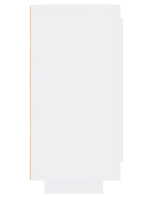Încărcați imaginea în vizualizatorul Galerie, Servantă, alb extralucios, 92x35x75 cm, lemn compozit - Lando
