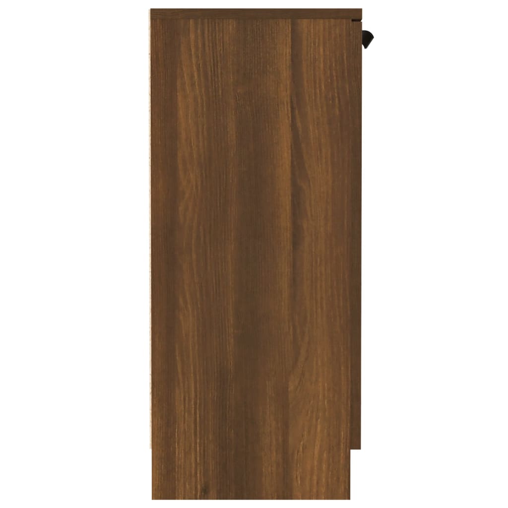 Servantă, stejar maro, 60x30x70 cm, lemn prelucrat - Lando
