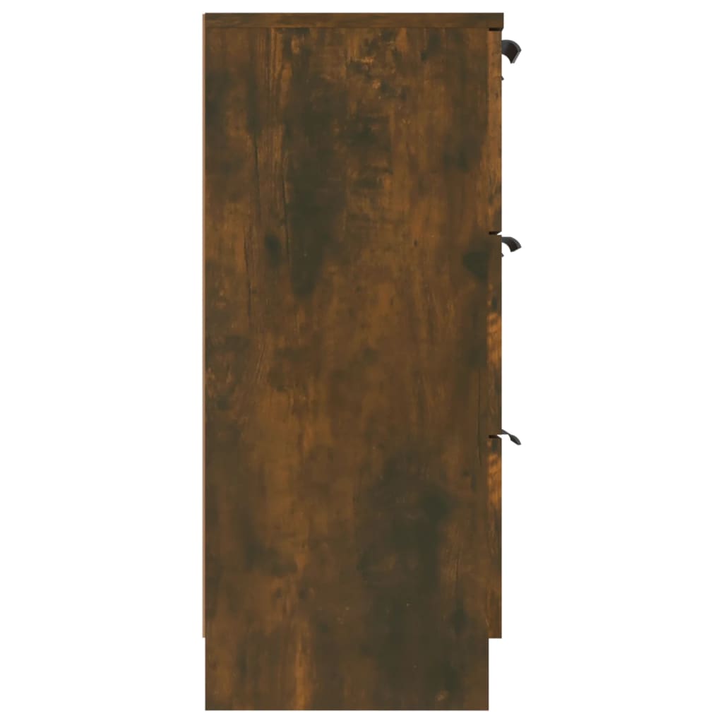 Servantă, stejar fumuriu, 60x30x70 cm, lemn prelucrat Lando - Lando
