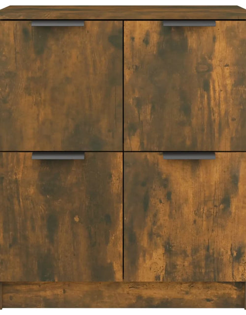 Загрузите изображение в средство просмотра галереи, Servantă, stejar fumuriu, 60x30x70 cm, lemn prelucrat Lando - Lando
