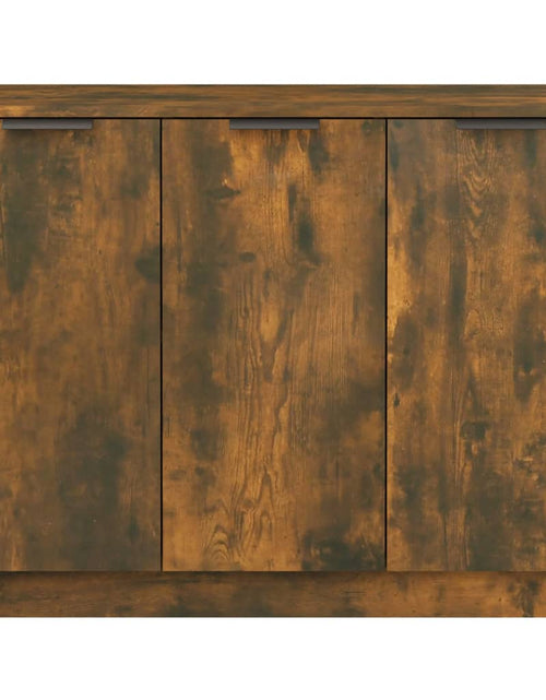 Încărcați imaginea în vizualizatorul Galerie, Servantă, stejar fumuriu, 90,5x30x70 cm, lemn prelucrat Lando - Lando
