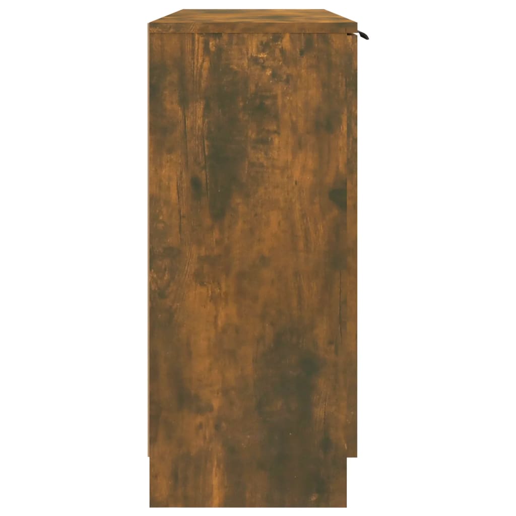 Servantă, stejar fumuriu, 90,5x30x70 cm, lemn prelucrat Lando - Lando