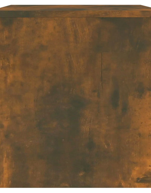 Încărcați imaginea în vizualizatorul Galerie, Noptiere de perete, 2 buc., stejar fumuriu, lemn prelucrat - Lando
