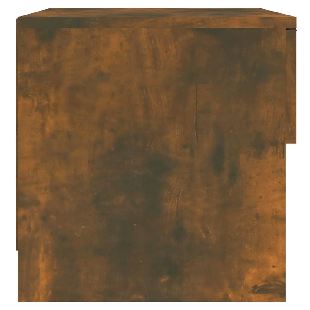 Noptiere de perete, 2 buc., stejar fumuriu, lemn prelucrat - Lando