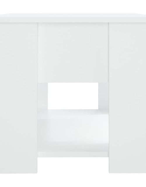 Загрузите изображение в средство просмотра галереи, Măsuță de cafea, alb, 79x49x41 cm, lemn prelucrat Lando - Lando
