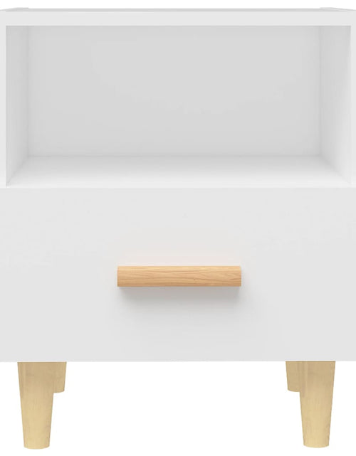 Încărcați imaginea în vizualizatorul Galerie, Noptiere, 2 buc., alb, 40x35x47 cm - Lando
