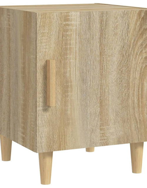 Încărcați imaginea în vizualizatorul Galerie, Noptiere, 2 buc., stejar sonoma, lemn prelucrat - Lando
