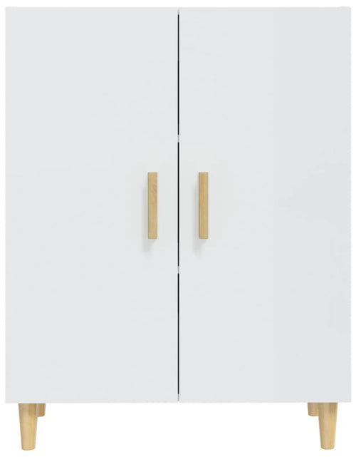 Încărcați imaginea în vizualizatorul Galerie, Servantă, alb extralucios, 70x34x90 cm, lemn prelucrat - Lando
