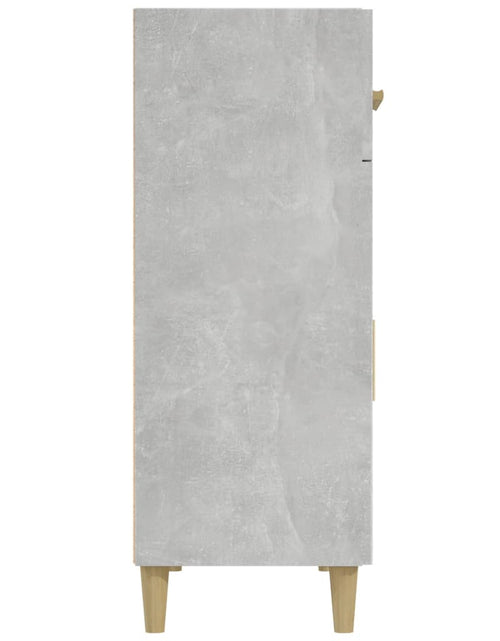 Загрузите изображение в средство просмотра галереи, Măsuță de cafea, gri beton, 69,5x34x89 cm, lemn prelucrat Lando - Lando
