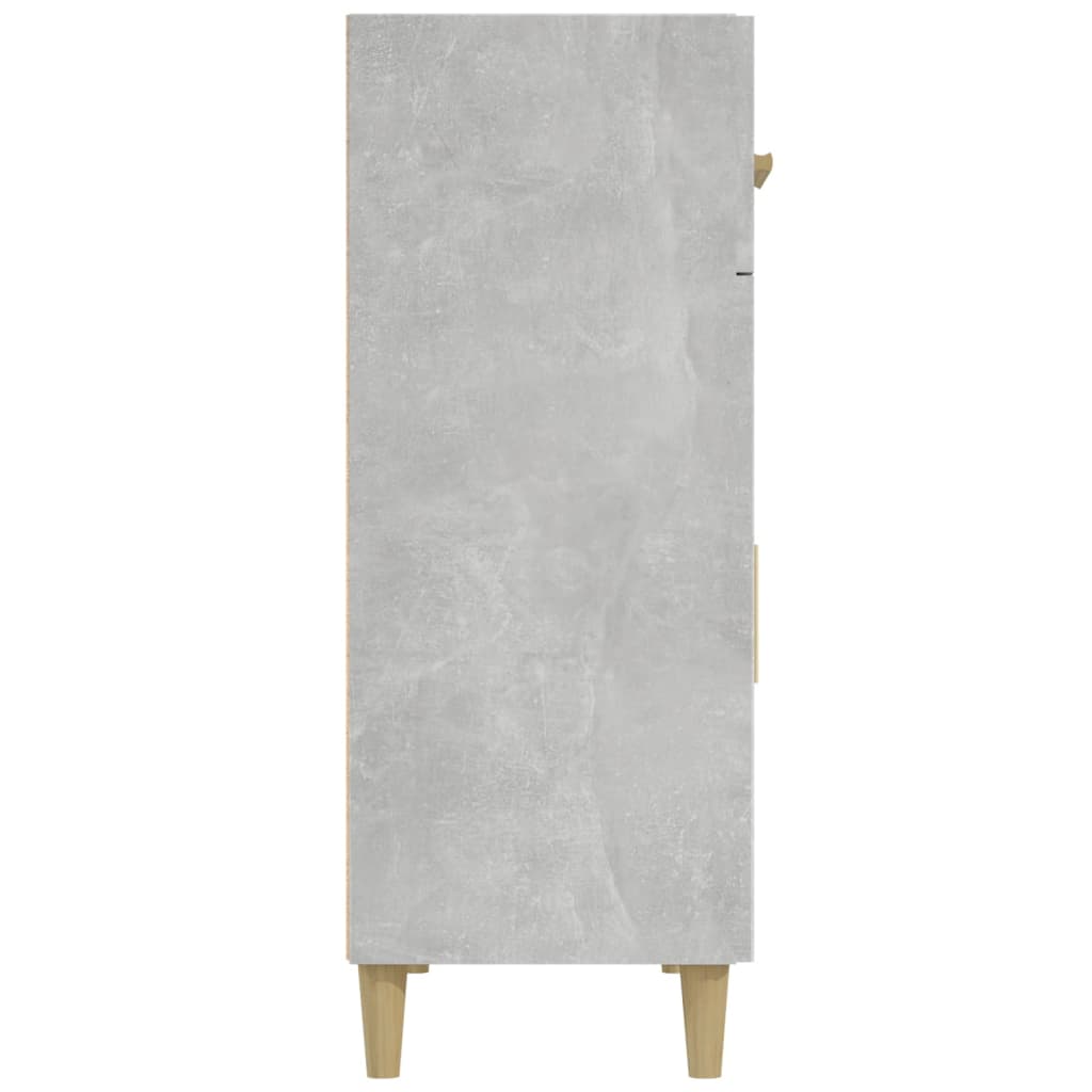 Măsuță de cafea, gri beton, 69,5x34x89 cm, lemn prelucrat Lando - Lando