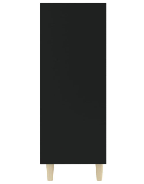 Încărcați imaginea în vizualizatorul Galerie, Servantă, negru, 69,5x32,5x90 cm, lemn prelucrat - Lando
