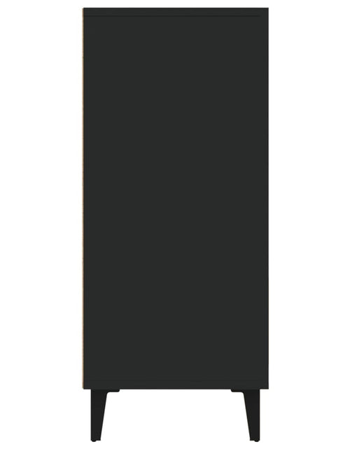 Загрузите изображение в средство просмотра галереи, Servantă, negru, 90x34x80 cm, lemn compozit Lando - Lando
