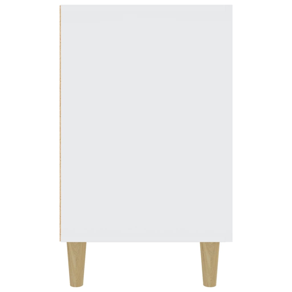 Servantă, alb, 100x36x60 cm, lemn compozit - Lando