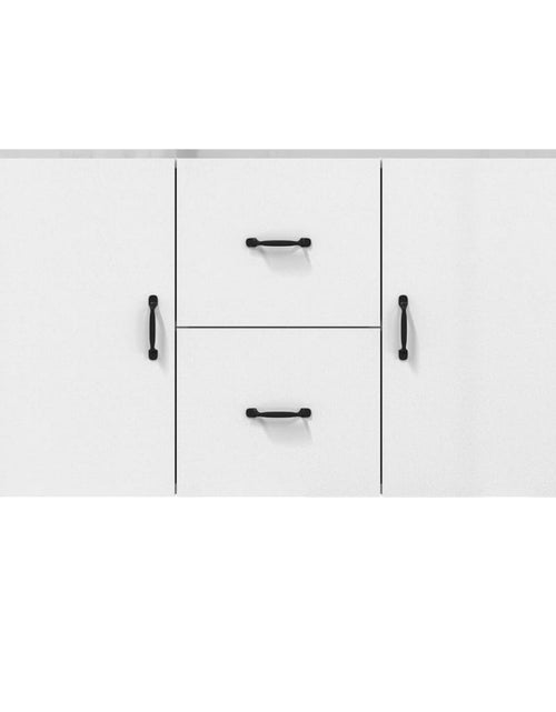 Încărcați imaginea în vizualizatorul Galerie, Servantă, alb extralucios, 100x36x60 cm, lemn compozit - Lando
