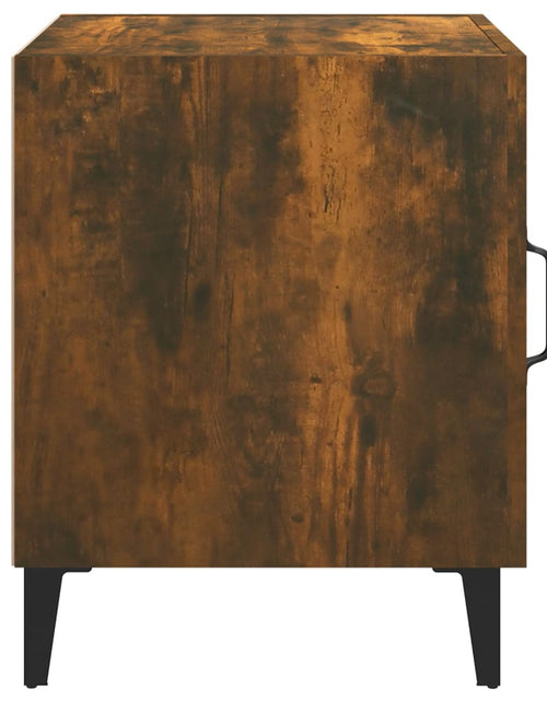 Încărcați imaginea în vizualizatorul Galerie, Noptieră, stejar fumuriu, lemn prelucrat - Lando

