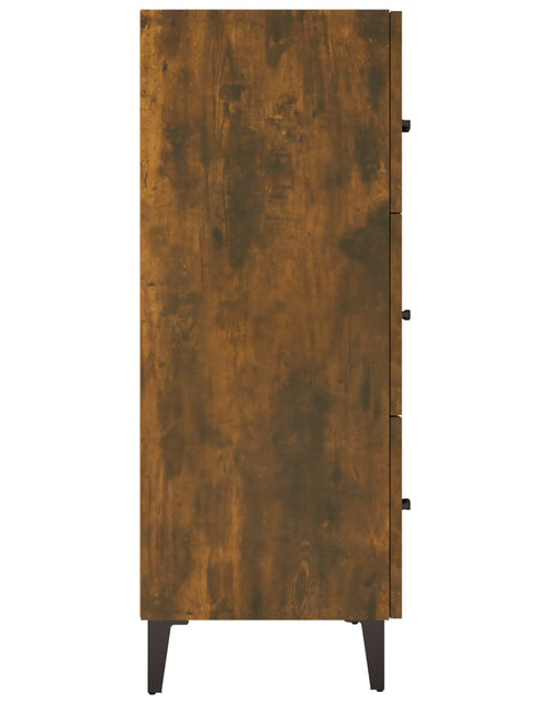 Încărcați imaginea în vizualizatorul Galerie, Servantă, stejar fumuriu, 69,5x34x90 cm, lemn compozit Lando - Lando
