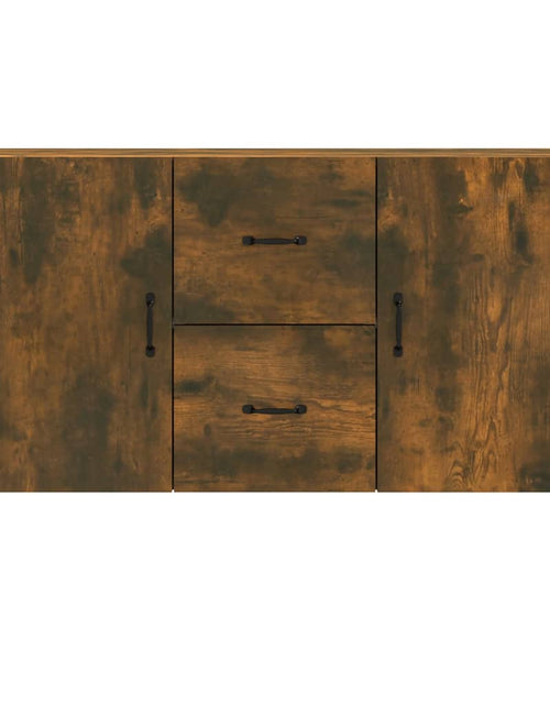 Încărcați imaginea în vizualizatorul Galerie, Servantă, stejar fumuriu, 100x36x60 cm, lemn compozit Lando - Lando
