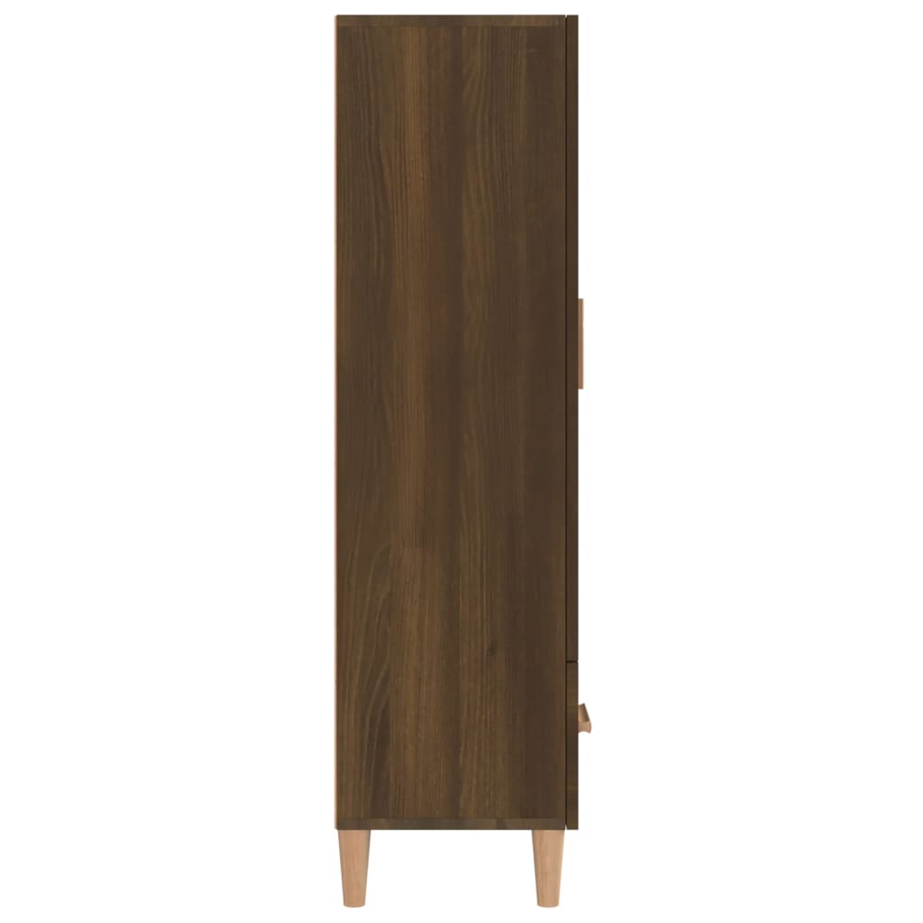 Dulap înalt, stejar maro, 70x31x115 cm, lemn compozit Lando - Lando