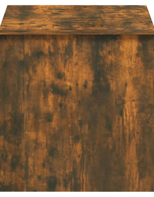 Încărcați imaginea în vizualizatorul Galerie, Măsuță de cafea stejar fumuriu 102x50,5x52,5 cm lemn prelucrat Lando - Lando
