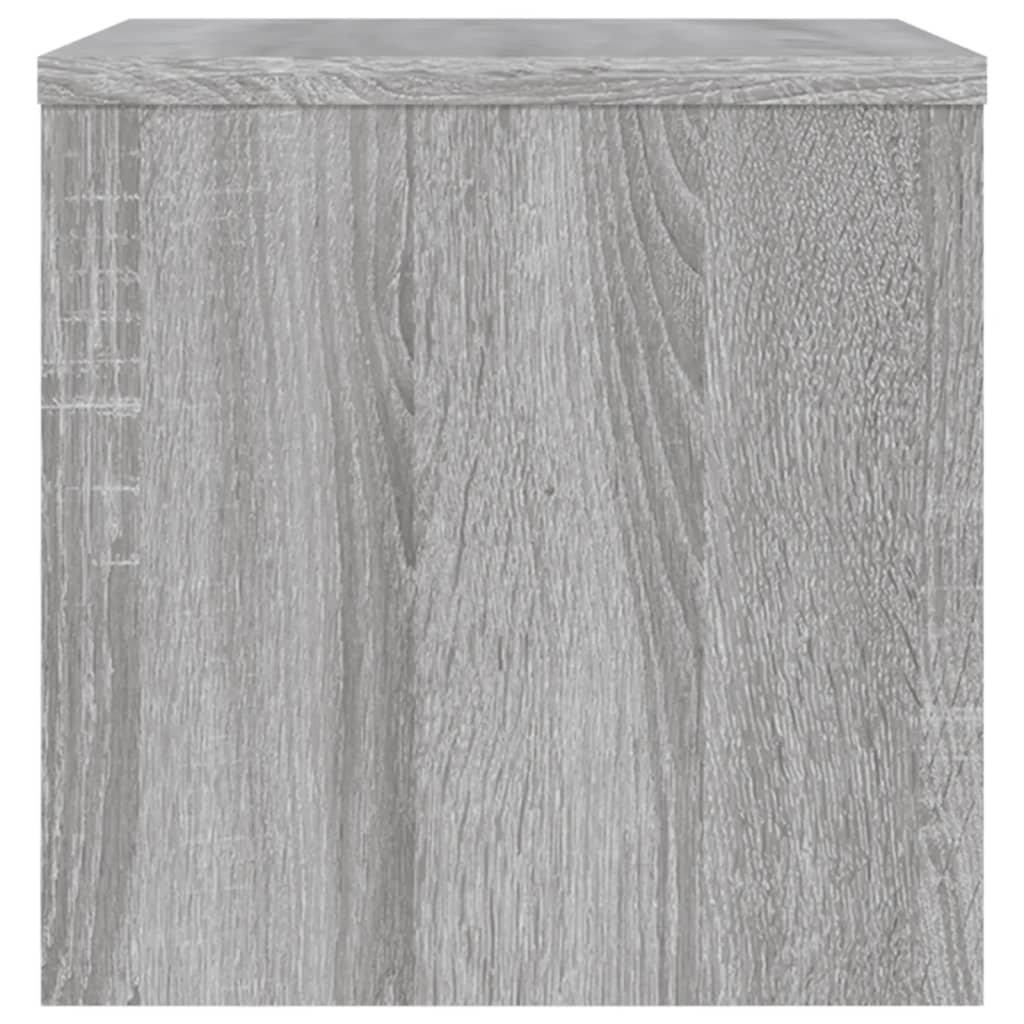 Noptieră, gri sonoma, 40x30x30 cm, lemn prelucrat - Lando