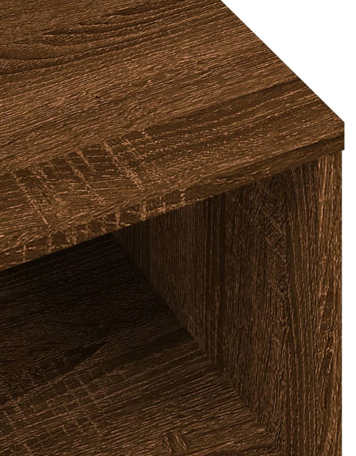 Încărcați imaginea în vizualizatorul Galerie, Noptieră, stejar maro, 40x30x30 cm, lemn prelucrat - Lando
