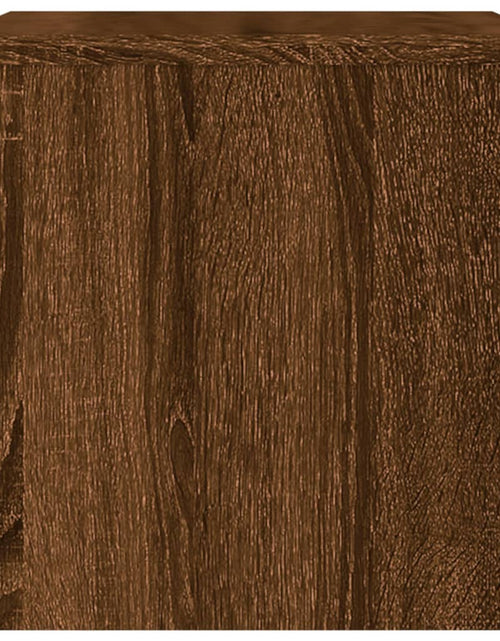 Încărcați imaginea în vizualizatorul Galerie, Noptiere, 2 buc., stejar maro, 40x30x30 cm, lemn prelucrat - Lando
