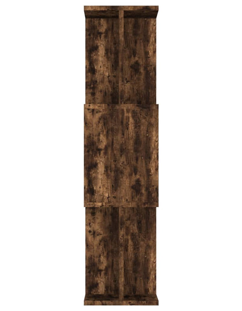 Încărcați imaginea în vizualizatorul Galerie, Bibliotecă/Separator stejar fumuriu 80x24x96cm lemn prelucrat Lando - Lando
