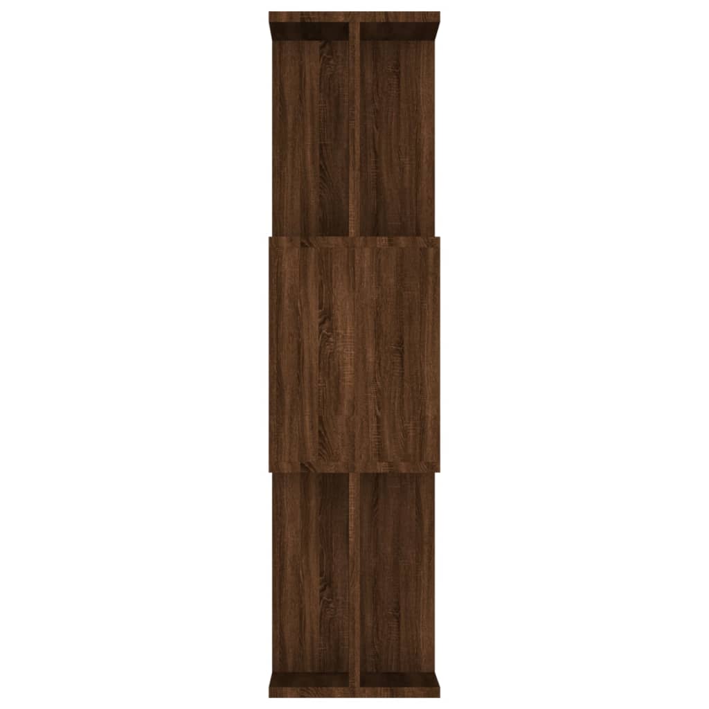 Bibliotecă/Separator, stejar maro, 80x24x96 cm , lemn prelucrat Lando - Lando