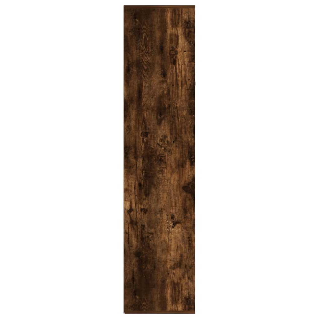 Bibliotecă/dulap, stejar fumuriu, 66x30x130 cm, lemn prelucrat Lando - Lando