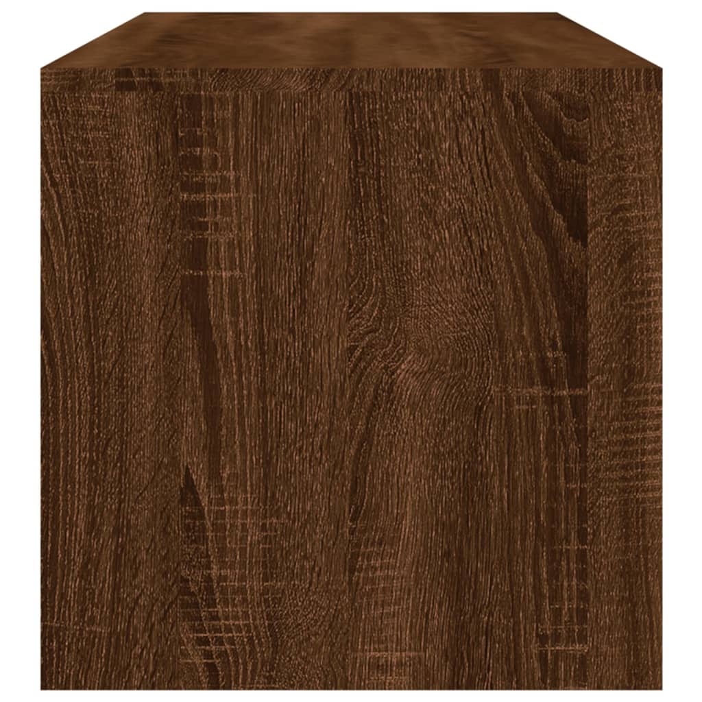 ăsuță de cafea, stejar maro, 100x40x40 cm, lemn prelucrat