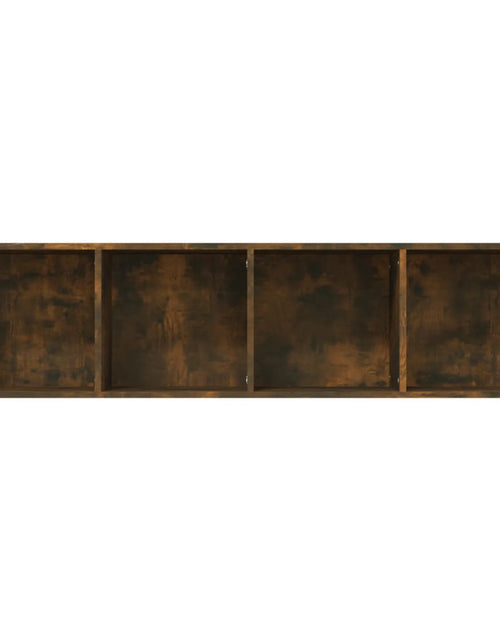 Încărcați imaginea în vizualizatorul Galerie, Bibliotecă/dulap TV stejar fumuriu 143x30x36 cm lemn prelucrat Lando - Lando
