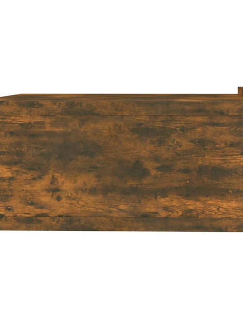 Încărcați imaginea în vizualizatorul Galerie, Noptieră plutitoare, stejar fumuriu, 40x30x15 cm lemn prelucrat - Lando
