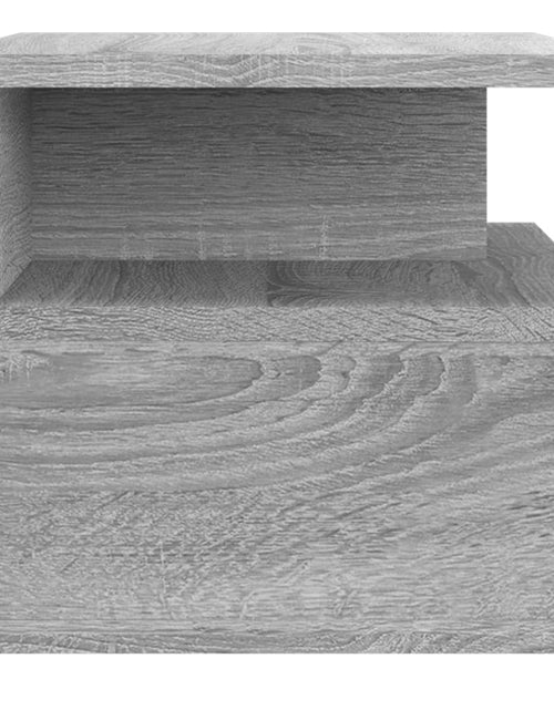 Încărcați imaginea în vizualizatorul Galerie, Noptiere plutitoare 2 buc. gri sonoma 40x31x27 cm lemn - Lando
