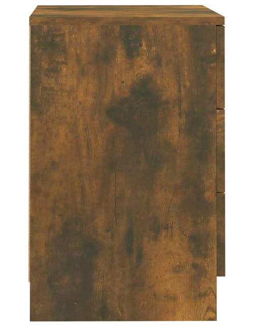 Încărcați imaginea în vizualizatorul Galerie, Noptiere, 2 buc., stejar fumuriu, 38x35x56 cm, lemn prelucrat - Lando
