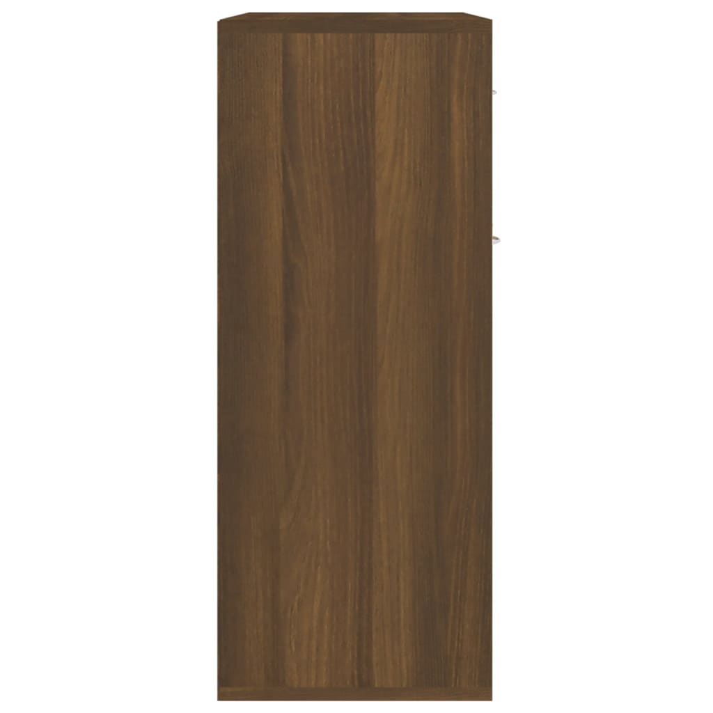 Servantă, stejar maro, 60x30x75 cm, lemn compozit Lando - Lando