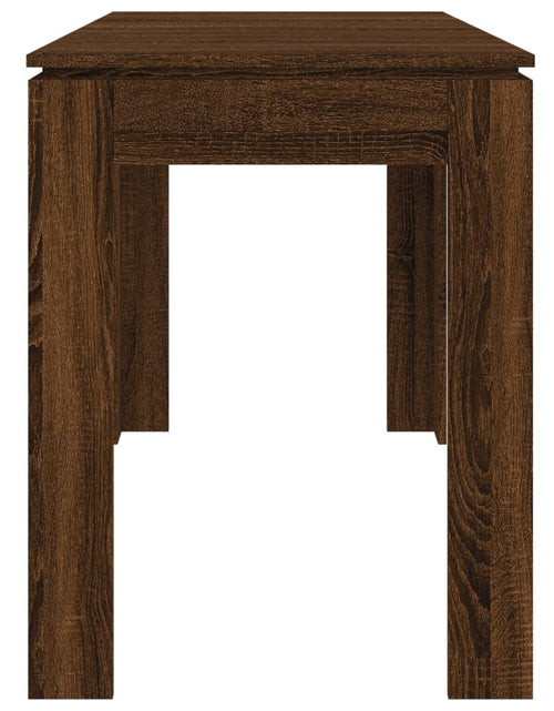 Загрузите изображение в средство просмотра галереи, Masă de bucătărie, stejar maro, 120x60x76 cm, lemn prelucrat - Lando
